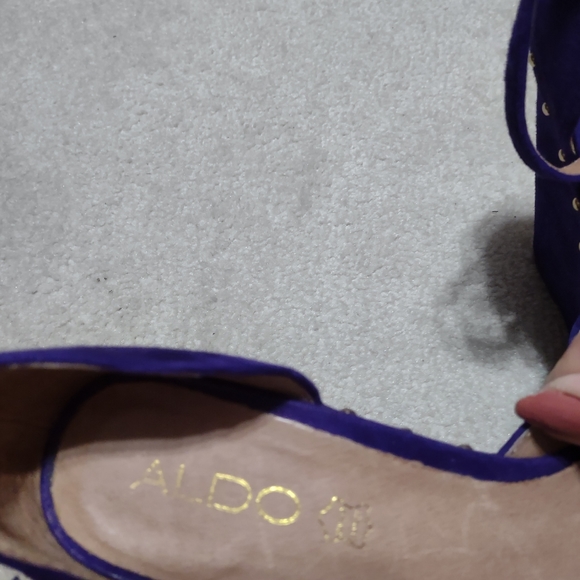 Aldo Purple/Blue Wedgies - Picture 2 of 5